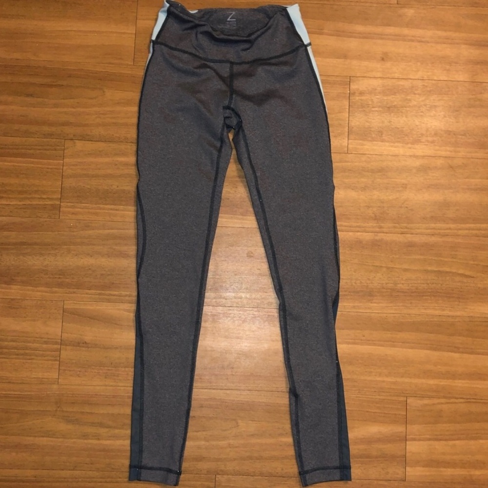 Zella grey and light blue leggings